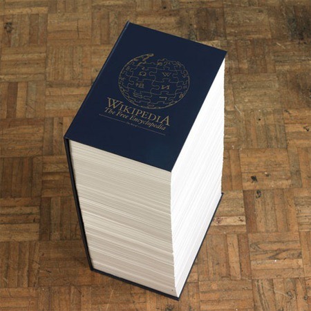 كتاب الموسوعة الحرة ويكيبيديا