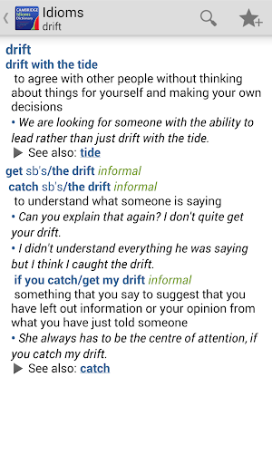 Cambridge Idioms Dictionary