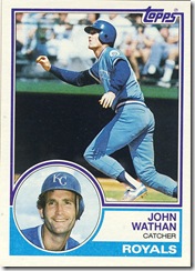 John Wathan Topps 83