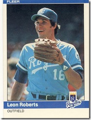 Leon Roberts Fleer 84