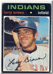 Topps 71 Larry Brown