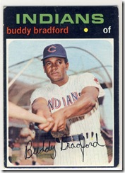 Topps 71 Buddy Bradford