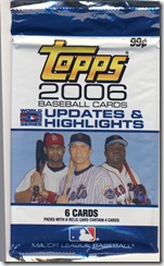 Topps 2006 Updates & Highlights Pack