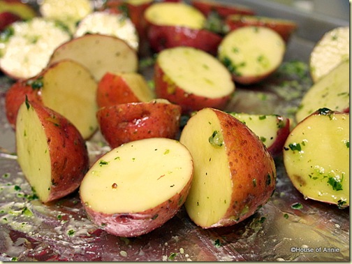 Aioli Potatoes Ready for Roasting