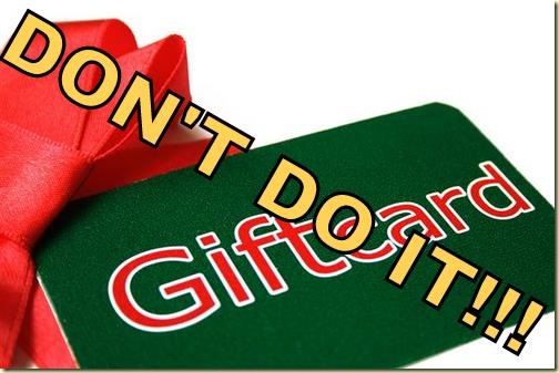 gift card with wrapping