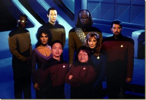 Executive Officers aboard the Enterprise-D