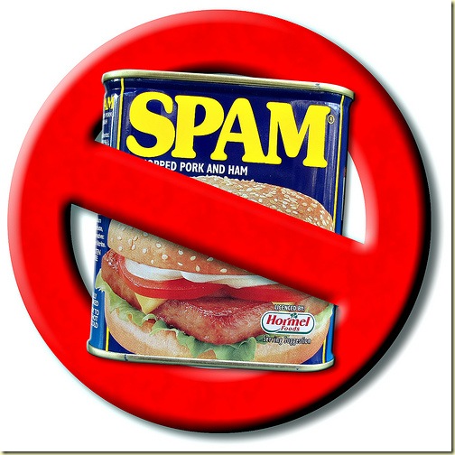 no spam logo by david hegarty