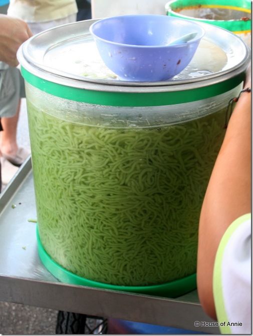 Tub of Cendol at Penang Road stall