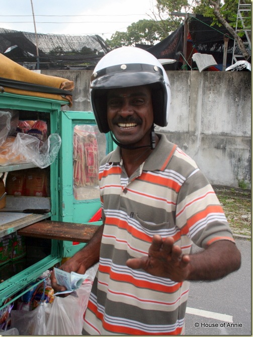 Motorbike roti man in Penang