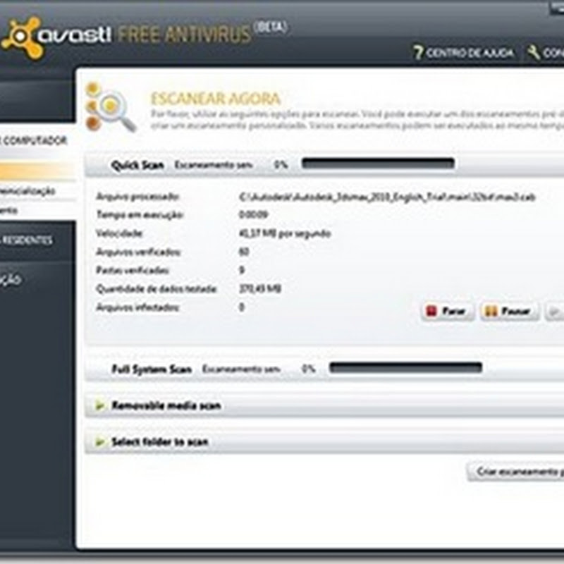 Avast Free Antivírus 5.0 - Download