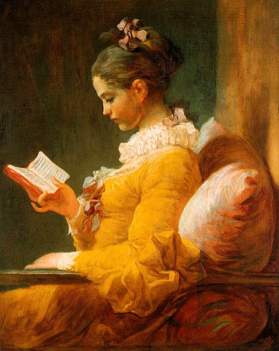 Jean-Honoré Fragonard [ Jeune fille lisant ] 1770