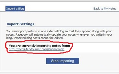 import notes-facebook-rss feeds-vmancer-2