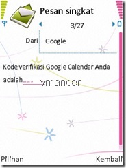 google calendar verifikasi