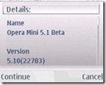 opera mini 5.1 beta 2- s60 - install
