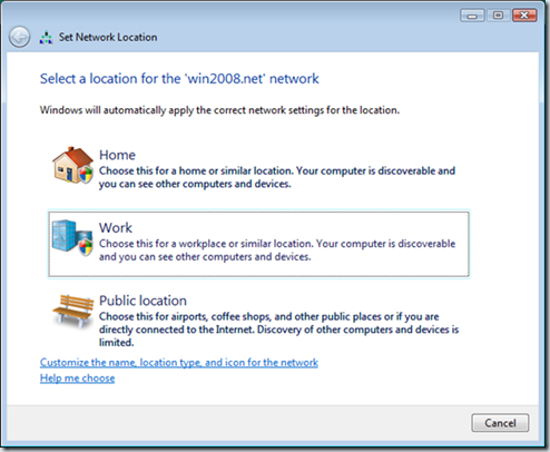 Choosing-a-network-location