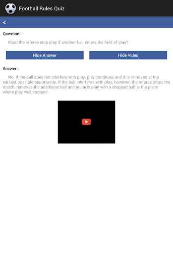 【免費體育競技App】Football Rules Quiz-APP點子