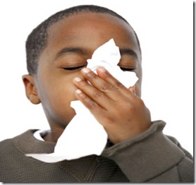 child sneeze