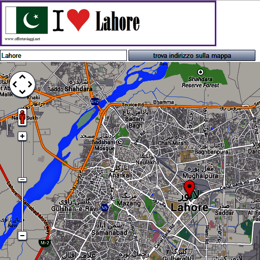 Lahore map