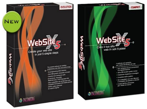 creating a web with website x5 evolution 9