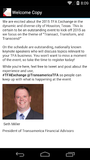 2015 TFA Exchange