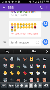 Emoji Fonts for FlipFont 6 - náhled