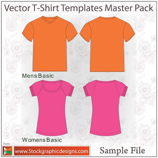 Master Pack : T-Shirt Templates - Camisas para download grátis
