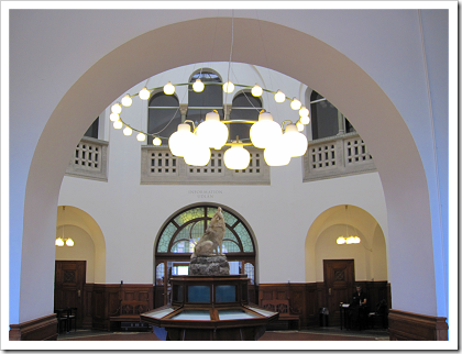 Black Diamond: dome in the older part of the library