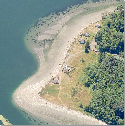 Point Robinson aerial view (click for larger map)