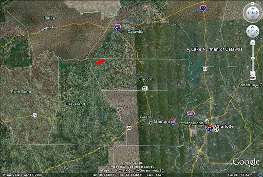 path of tornadoes north carolina. Vortex Hole during Vale, NC