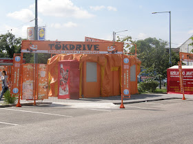 XIV. kerület, Budapest, Fogarasi út,  Tesco, étterem, autós étterem, gyorsétterem