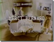 Merci Bernard