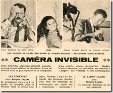 la caméra invisible
