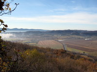 Pogled na dolino s pobočja