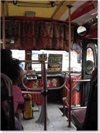 Bus urbano. Interior