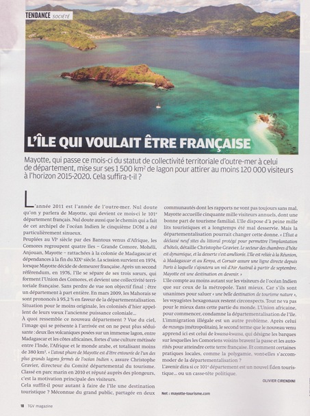 Mayotte TGV Magazine