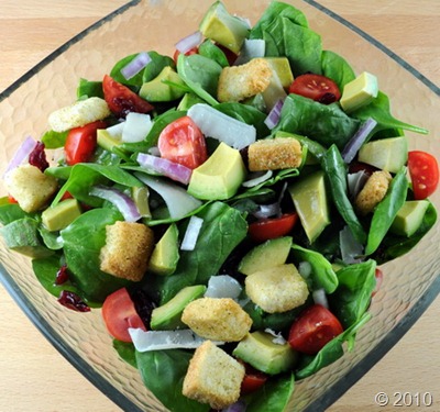 spinach-avocado-salad