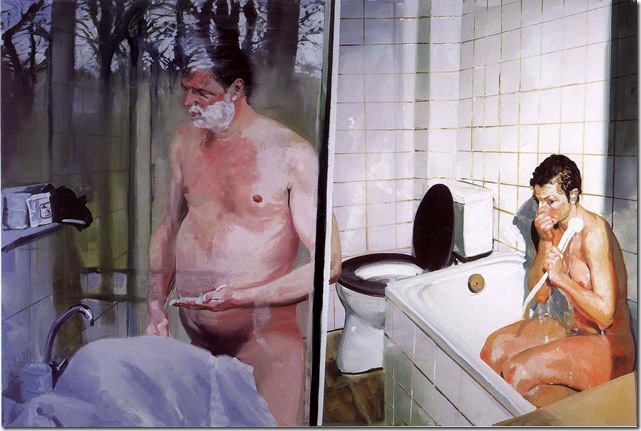 eric fischl -Krefeld Project Bathroom Scene 2, 2003.