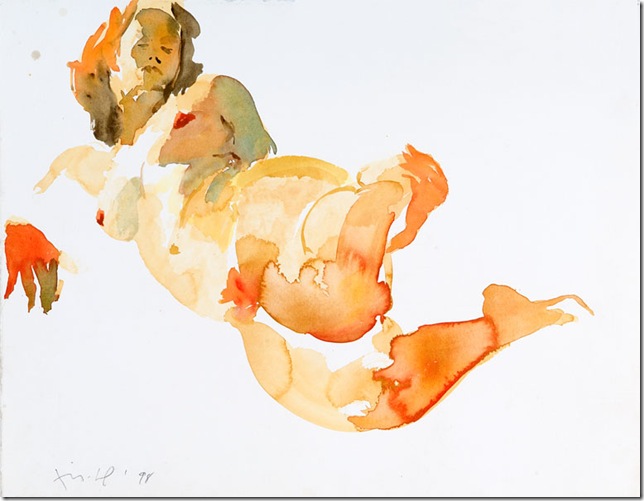 Untitled, 1998. Watercolor On Paper. 19.5 X 25 Inches.