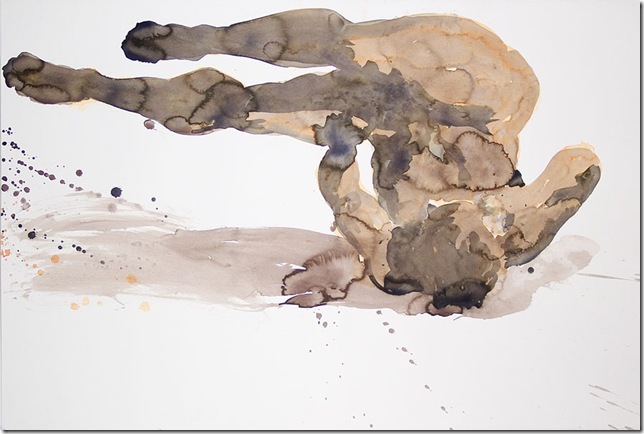Untitled, 2001. Watercolor On Paper. 40 X 60 Inches.