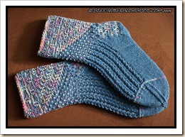 Miss Marple socks - finished