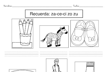 Palabras Con Zu Para Ninos