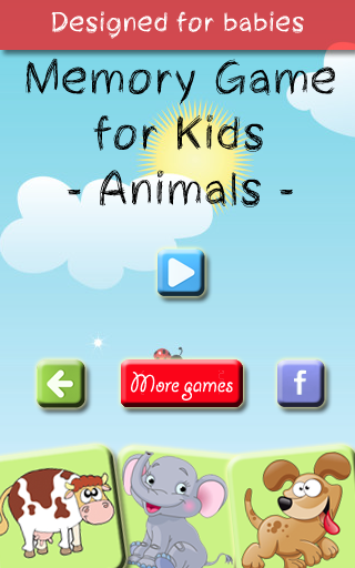 Memory Game for Kids - Animals