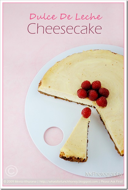 Dulce de leche Cheesecake (01) by MeetaK