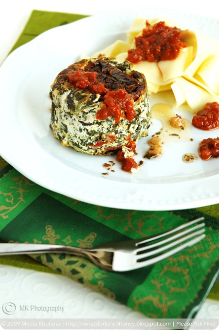 Ricotta Spinach Timbales (02) by MeetaK