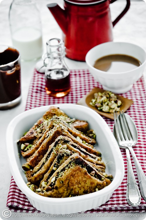 Chocolate and Pistachio French Toast (0003-2) by Meeta K. Wolff