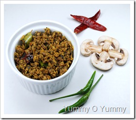 Mushroom Thoran / Koon Thoran