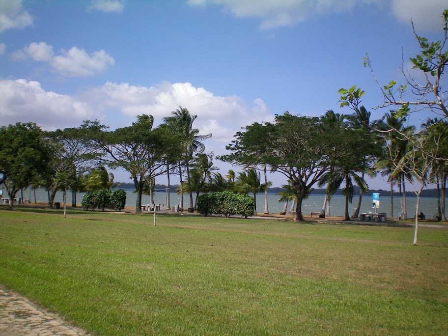 Vue du Parc sur la mer