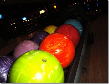 20.  Bowling balls