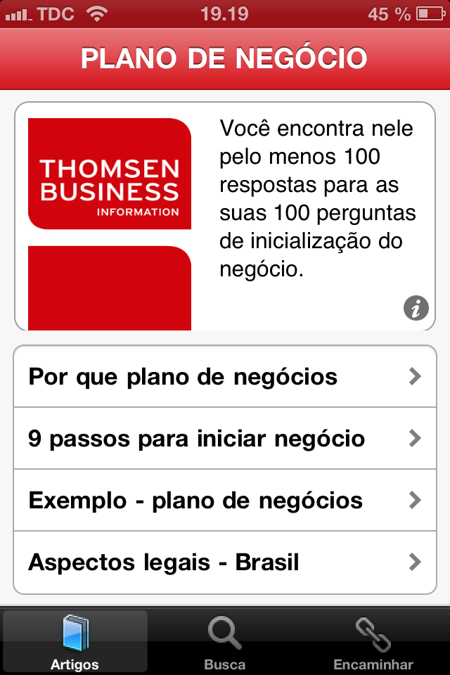 Plano de negócios - startups Screen 2