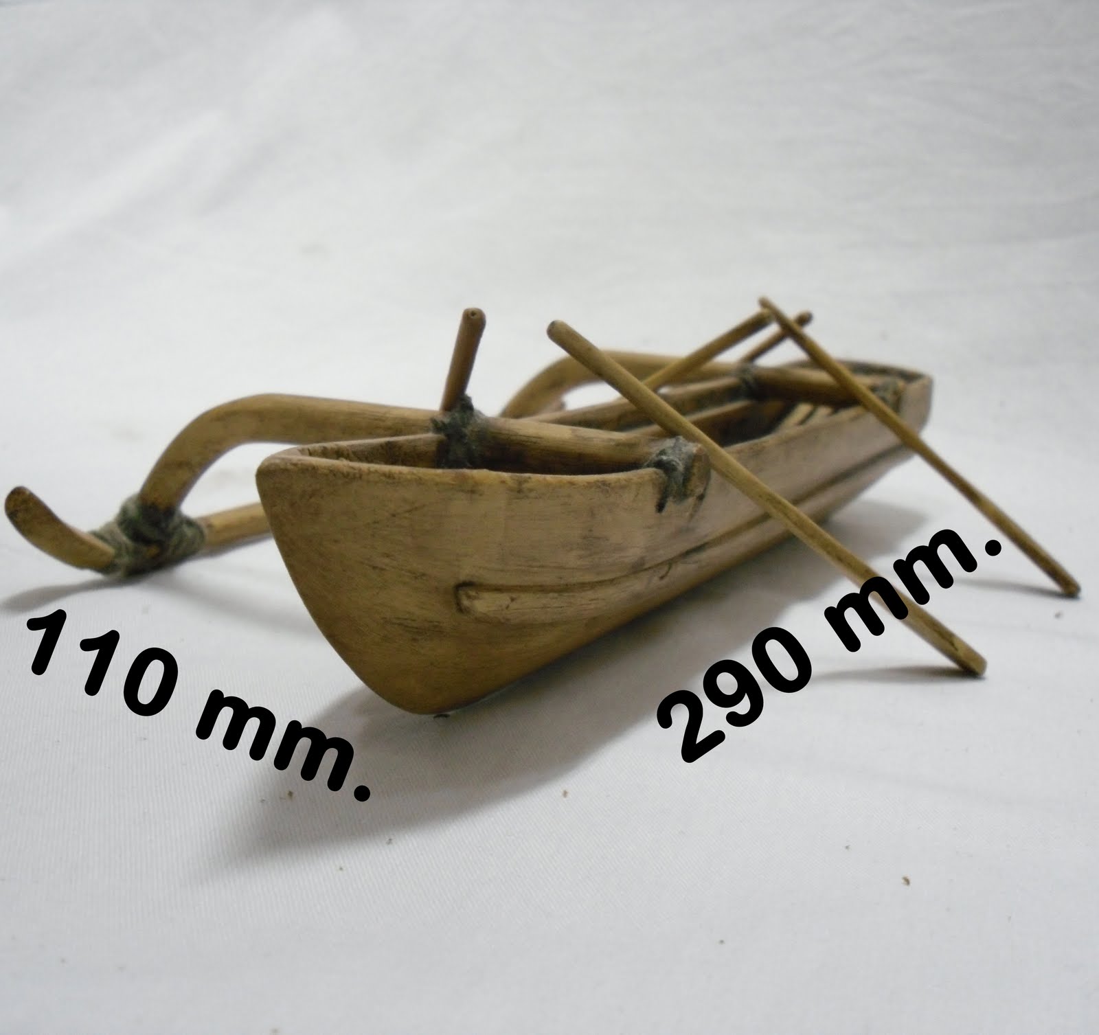 Miniaturas en madera: Medidas